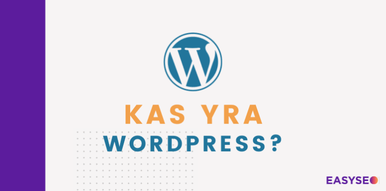 wordpress kas tai yra