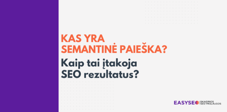 semantine paieska