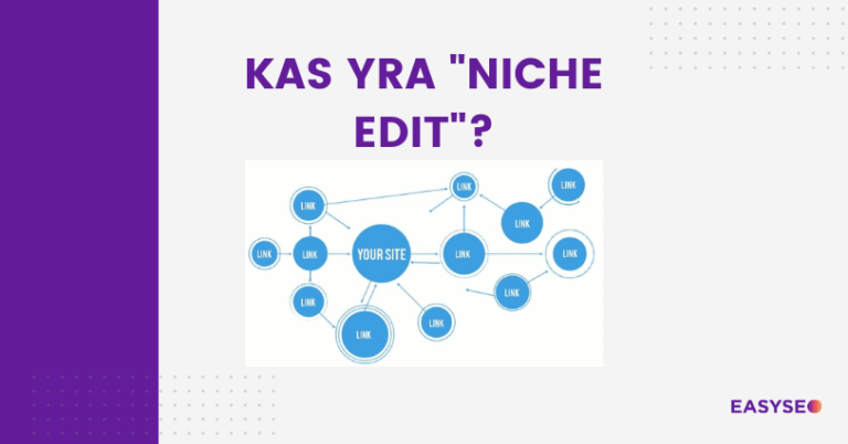 kas yra niche edit metodas