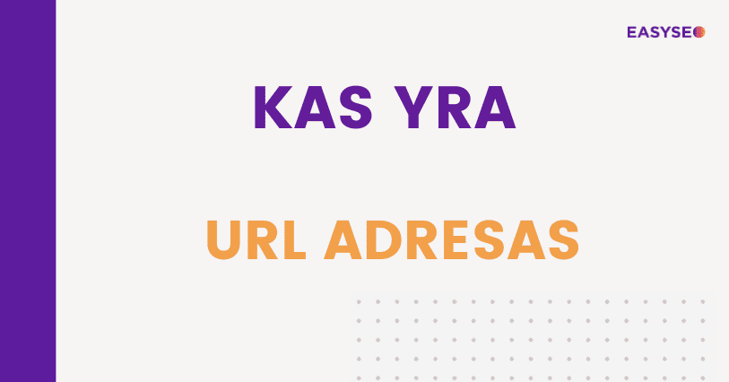 kas yra URL adresas