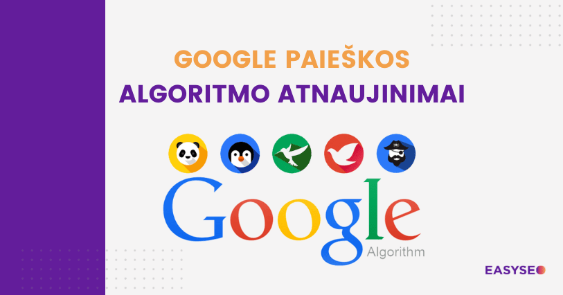 google paieškos algoritmai