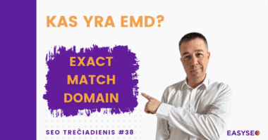 google naujienos Kas yra EMD (Exact match domain)