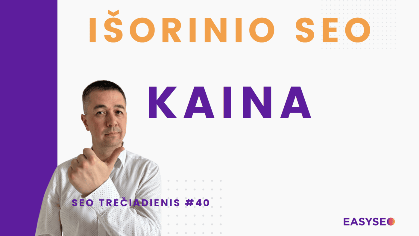 isorinio seo paslaugos kaina