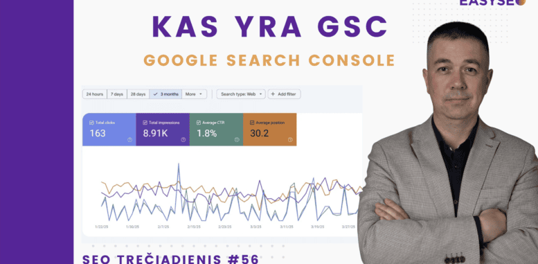 kas yra google search console gsc