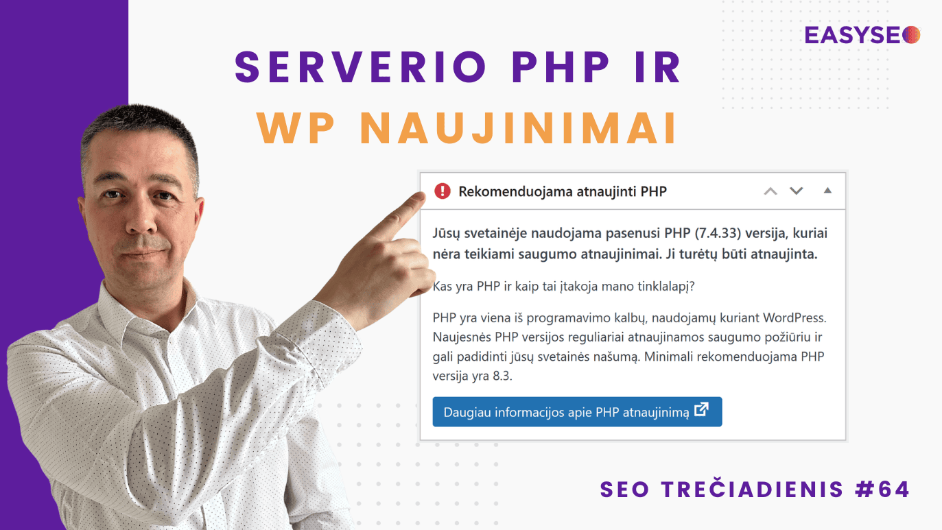 severio-php-wp-naujinimai